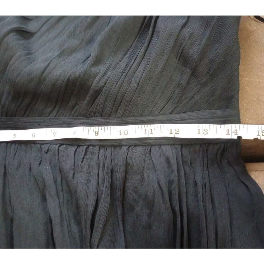 J.Crew Silk Dress Sz 6 New Black Crape Mini Bridesmaid Wedding Party‎ - Picture 11 of 12